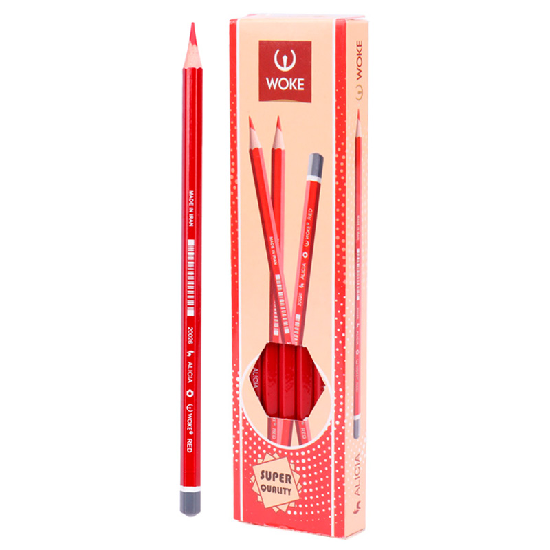 مداد قرمز ووک مدل super quality کد 1000206