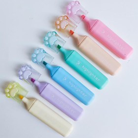 هایلایتر پاستلی طرح پنجه