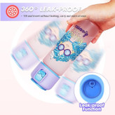 قمقمه ۵۰۰ میلیلیتری طرح فانتزی با درب ضدنشت و نی برای کودکان