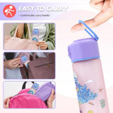 قمقمه ۵۰۰ میلیلیتری طرح فانتزی با درب ضدنشت و نی برای کودکان