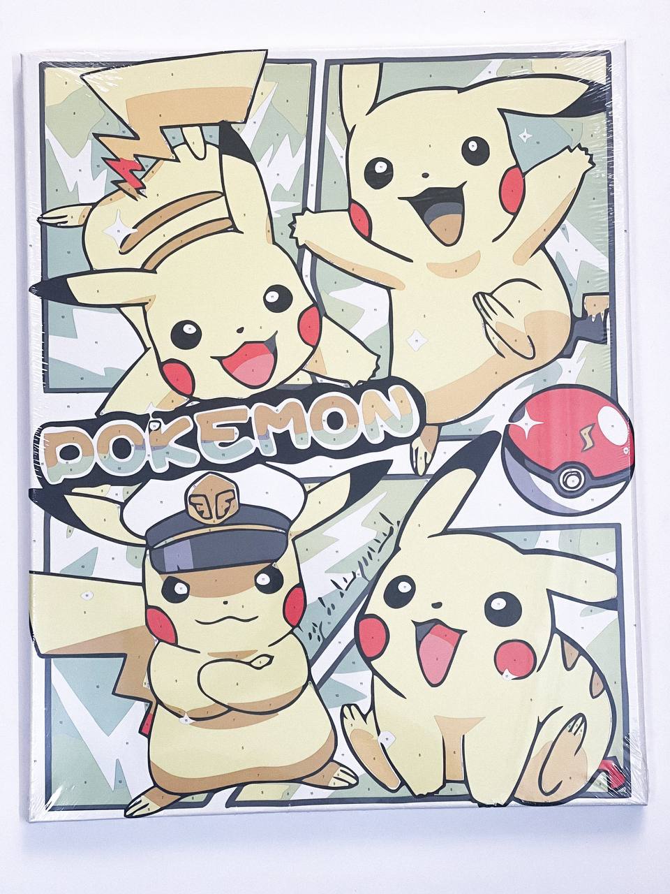 رنگ آمیزی با اعداد بومی40 در50-طرح پوکمون