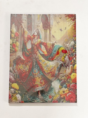 نقاشی الماسی بوم بزرگسال 30 * 40 - رقص سماع - 1000801