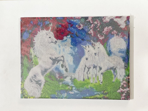 نقاشی الماسی بوم بزرگسال 30 * 40 - اسب - 1000801
