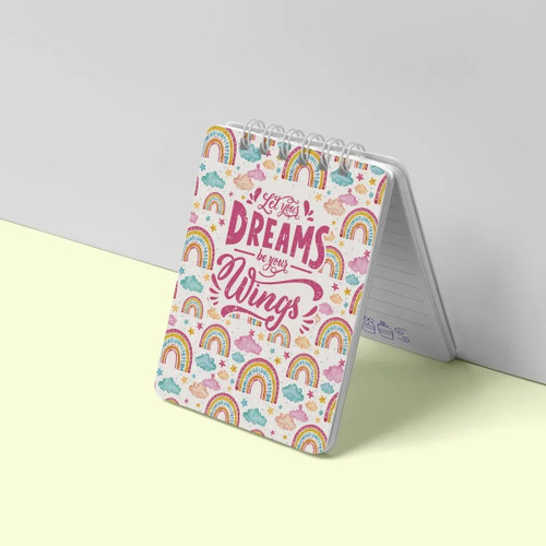 دفترچه یادداشت پانداک ۸۰ برگ خطدار طرح dream